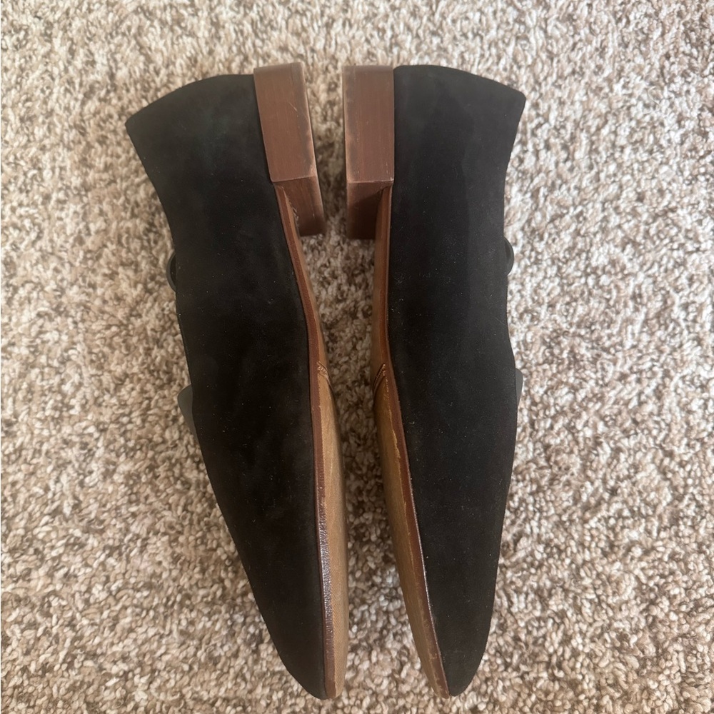 Sezane Matilda Black Low Ballerinas Ballerina Flats 40 / 9 - Picture 6 of 10